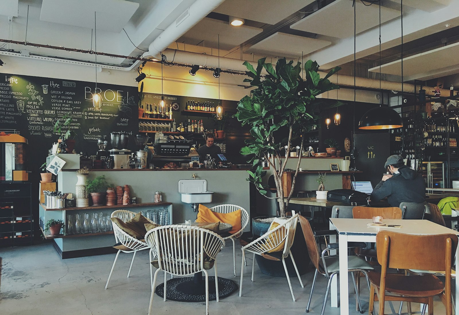 Aurora coffee shop interior